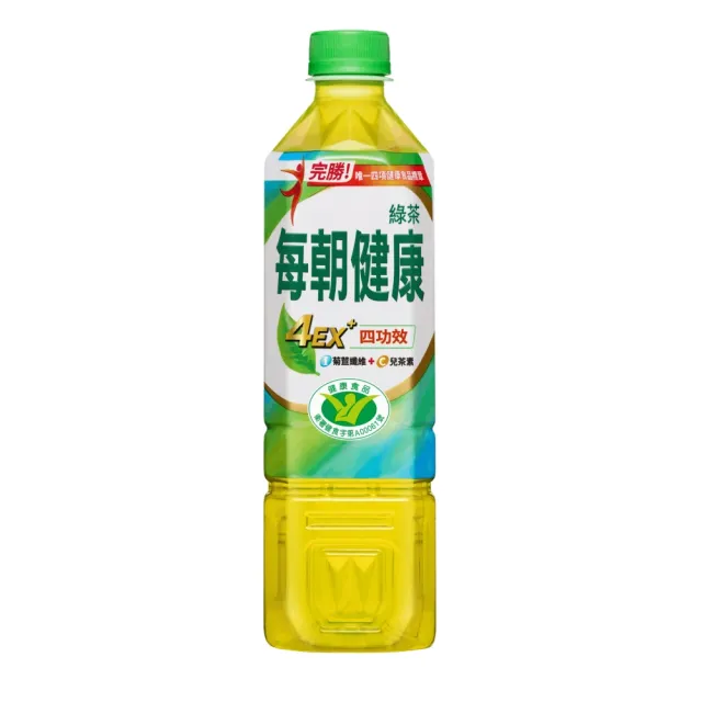 【每朝健康】綠茶650mlx1箱+無糖紅茶650mlx1箱(共48入_官方直營)