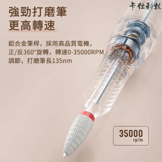 【小不記】全新升級50檔位/無級變速 電動美甲打磨機 修甲 卸甲 打磨 去死皮 拋光 磨甲機 美甲儀 指甲打磨器