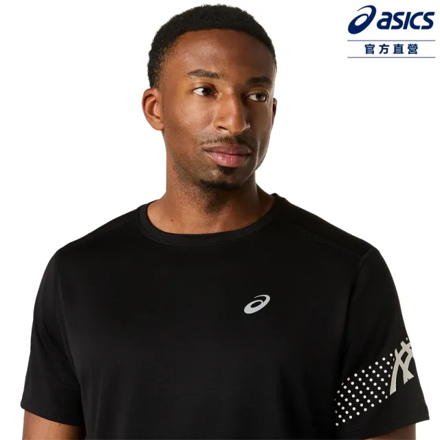 【asics 亞瑟士】ICON 短袖上衣 男款 海外版 跑步上衣(2011D458-001)