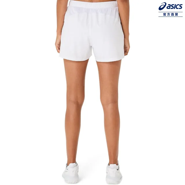 【asics 亞瑟士】網球 2IN1 短褲 女款 海外版型 網球下著(2042A375-100)