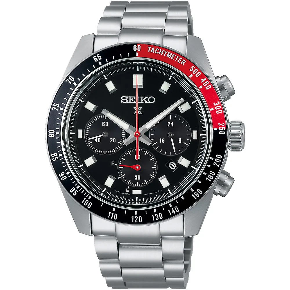 【SEIKO 精工】PROSPEX SPEEDTIMER 太陽能三眼計時手錶 618年中慶 推薦(SSC915P1/V192-0AH0D)