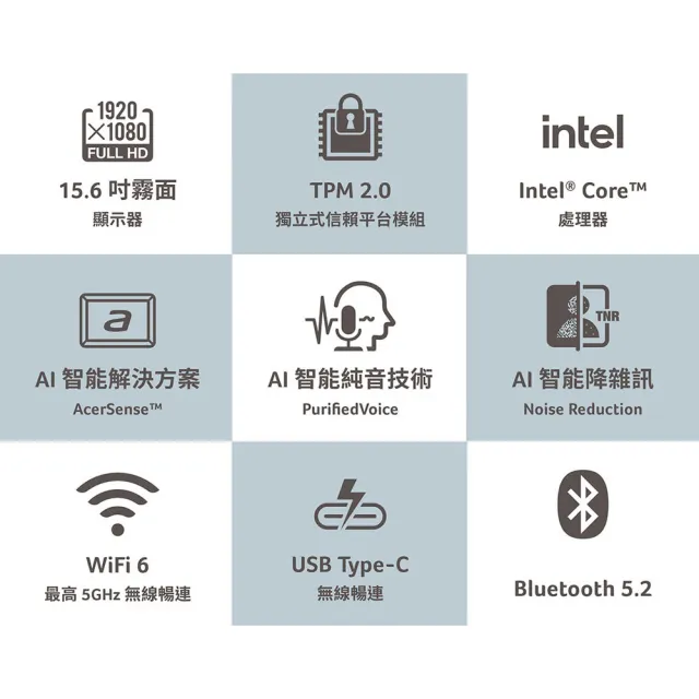 【Acer】筆電包/滑鼠組★15.6吋 Core 5商用文書筆電(Extensa/EX215-57-56BQ/Core 5-120U/16G/512G/W11P)