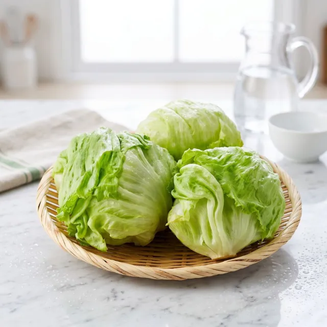 【鮮菓大王】進口特A級美生菜*5顆 特大 (300g-600g±10%/顆) 冷鏈直送 蔬食生活 新鮮進口