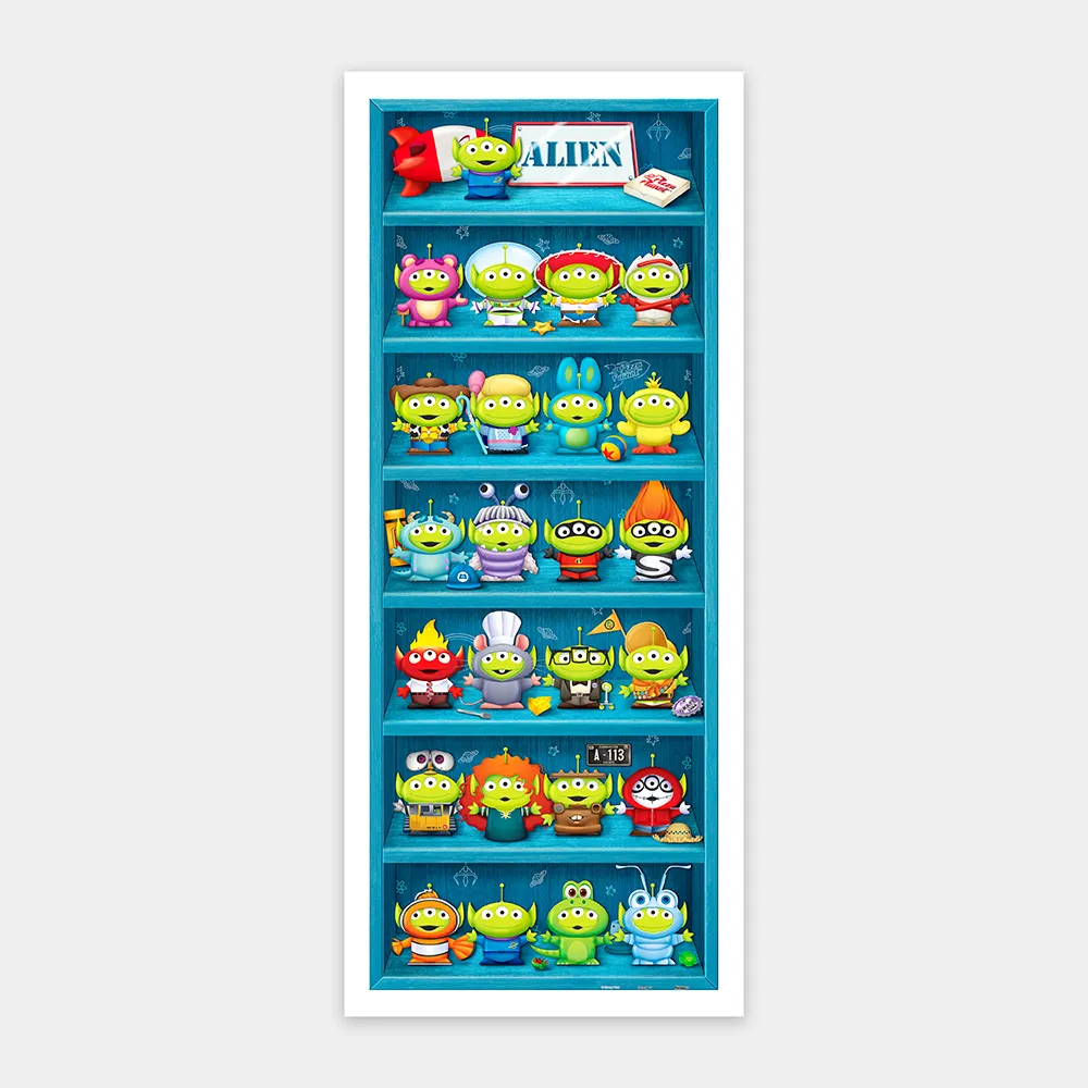 【Pintoo】全景1000片拼圖 - 迪士尼 - 玩具總動員 - 三眼怪的收藏櫃