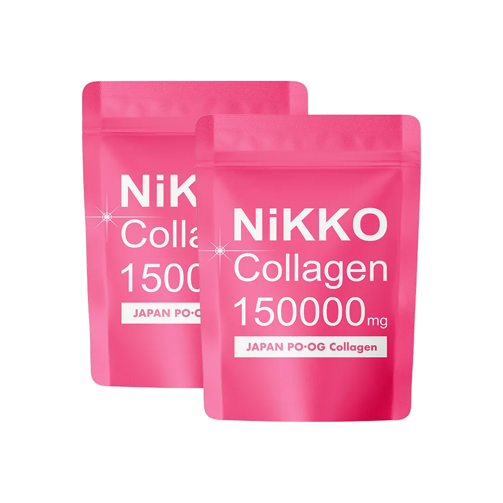 【Shanlishu 山立樹】NiKKO純膠原蛋白胜粉PO.OG 30日份 日本製(150gx2袋 無雌激素/小分子高吸收速攻型)