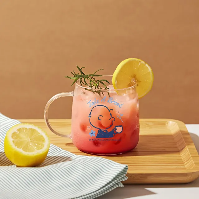 【CorelleBrands 康寧餐具】PYREX SNOOPY耐熱玻璃水壺1壺2杯組(一壺二杯/冷水壺)-兩款任選