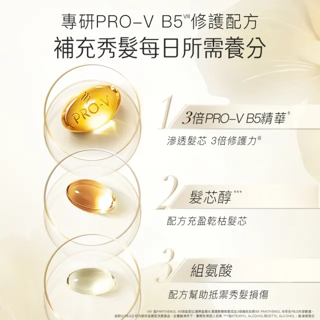 【PANTENE 潘婷】3分鐘奇蹟精華髮膜/護髮素180mlx5入(茉莉山茶/輕盈/多效/染燙/乳液 任選)