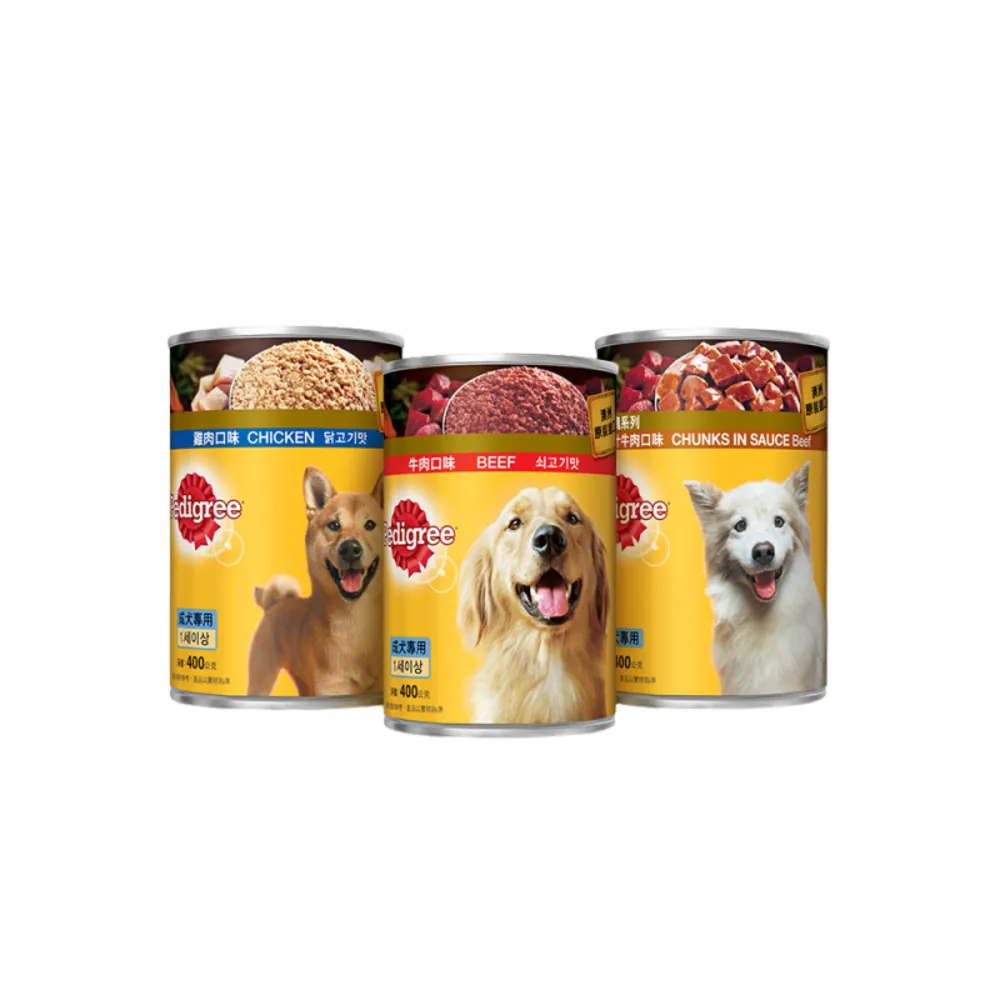 【Pedigree 寶路】成犬罐頭 400g*24入 寵物/狗罐頭/狗食
