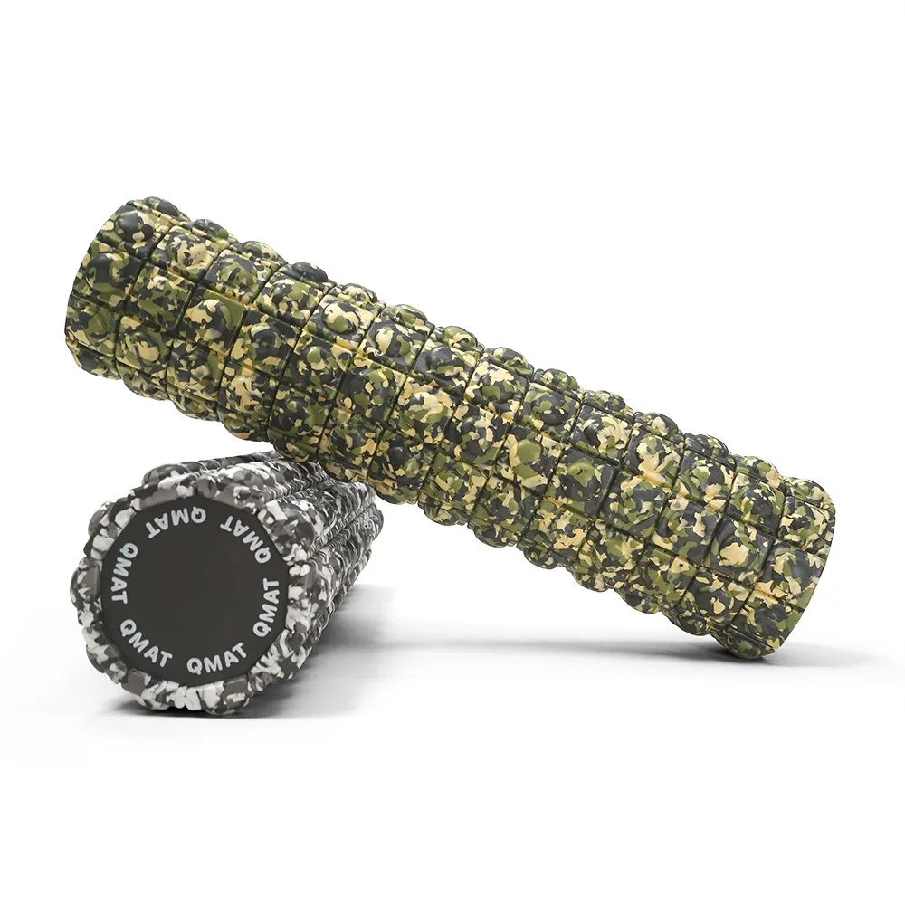 【QMAT】50cm按摩滾筒 台灣製(運動放鬆滾輪 瑜珈柱 瑜珈滾筒 Foam Roller)