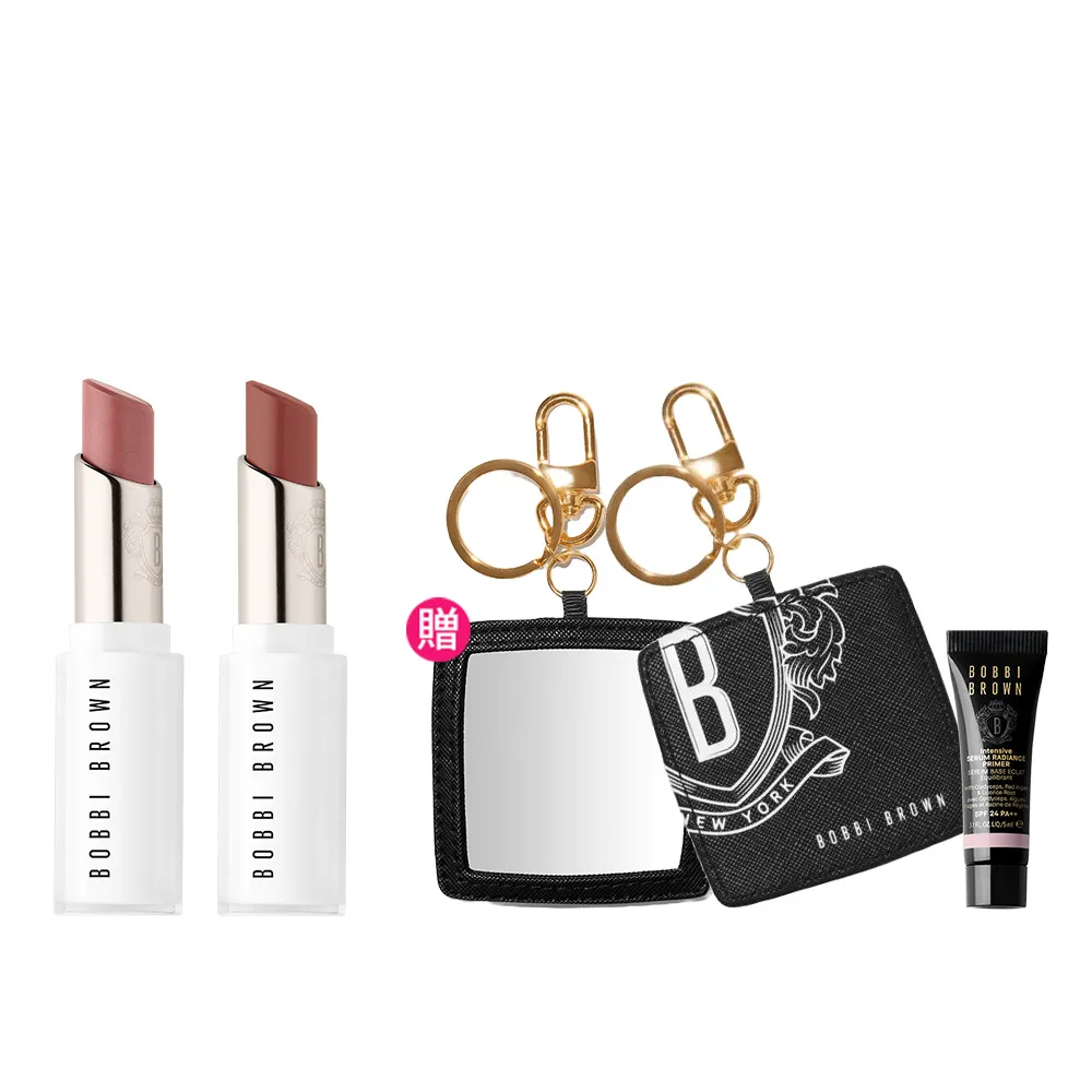 【Bobbi Brown 芭比波朗】晶鑽釉光水唇膏 雙入組(超保濕x不黏膩 水光口紅)