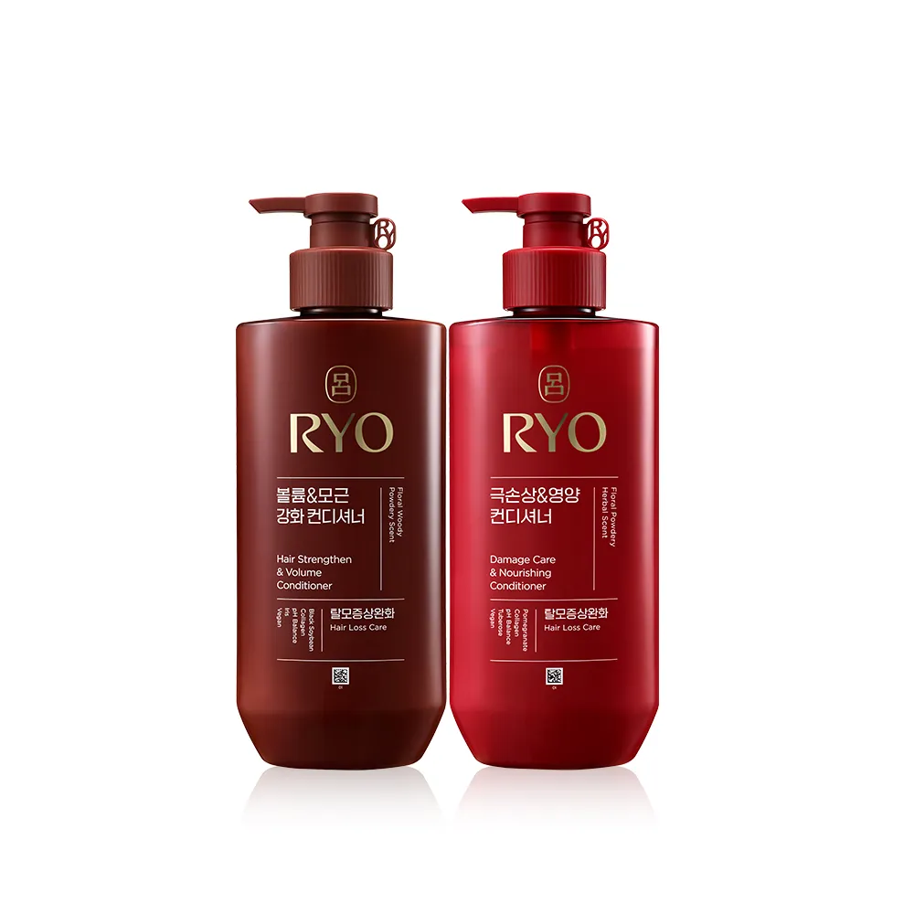 【RYO 呂 官方直營】全方位頭皮養護潤髮乳 480ml(染燙受損/豐盈蓬鬆)