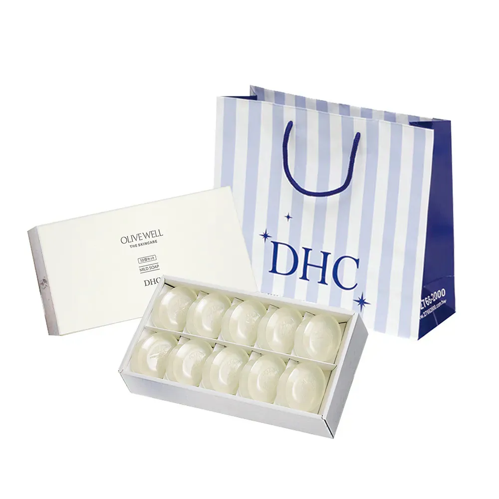 【DHC】OLIVE WELL 純橄情滋養皂禮盒(10個/組)(禮物)