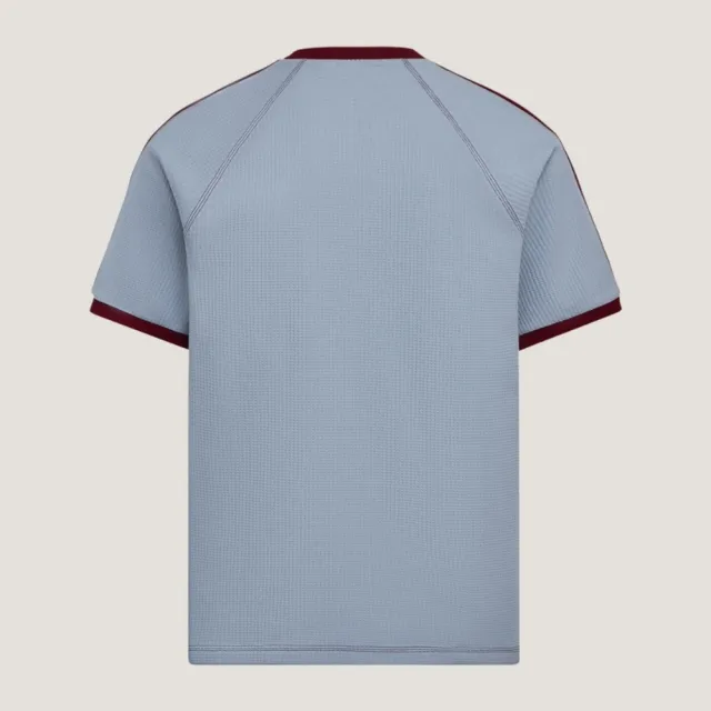【adidas 愛迪達】Ss Tee U 男女 T恤 運動上衣 休閒短袖 灰藍 亞版(KT7787)