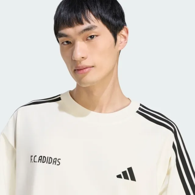 【adidas 愛迪達】St Kn Ss Jsy 男 足球衣 運動短袖 T恤 白 亞版(KX2823)
