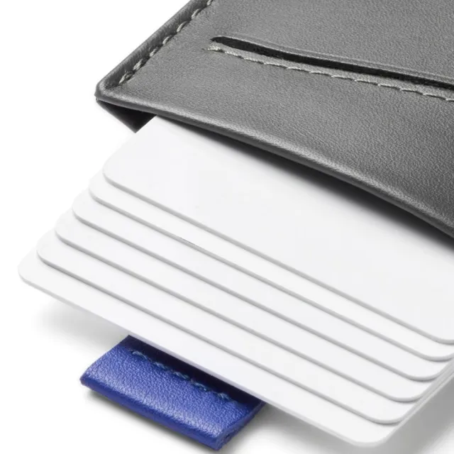 【Bellroy】官方直營 Card Sleeve 真皮票卡鈔票皮夾(炭灰藍)