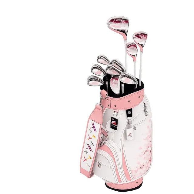 【Caiyi 凱溢】Kasco D☆MPALS D8櫻風輕舞系列 女用高爾夫球桿 套組