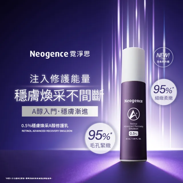【Neogence 霓淨思】0.5%穩膚煥采A醇修護乳50ml