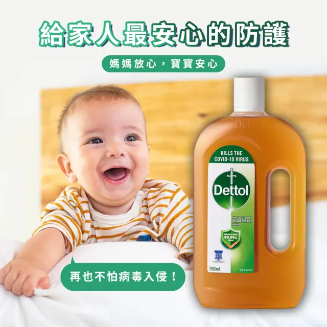 Dettol （寶劍牌滴露）抗菌消毒剤 750ml×2本 救急・衛生用品