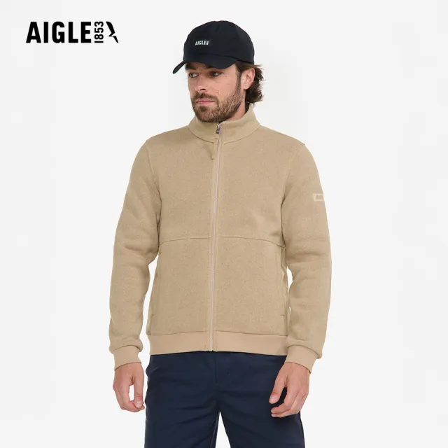 【AIGLE】男 POLARTEC 刷毛保暖外套｜AG-4A114(POLARTEC 男外套  保暖外套 刷毛外套 刷毛衣)