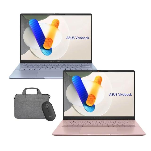 【ASUS 華碩】筆電包/滑鼠組★14吋Ultra 7輕薄AI筆電(VivoBook S S5406SA/Ultra 7-258V/32G/512G/W11/OLED)
