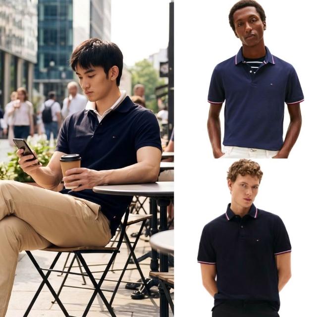 【TOMMY HILFIGER】官方旗艦館 多功能POLO 吸濕排汗 彈力POLO 修身POLO