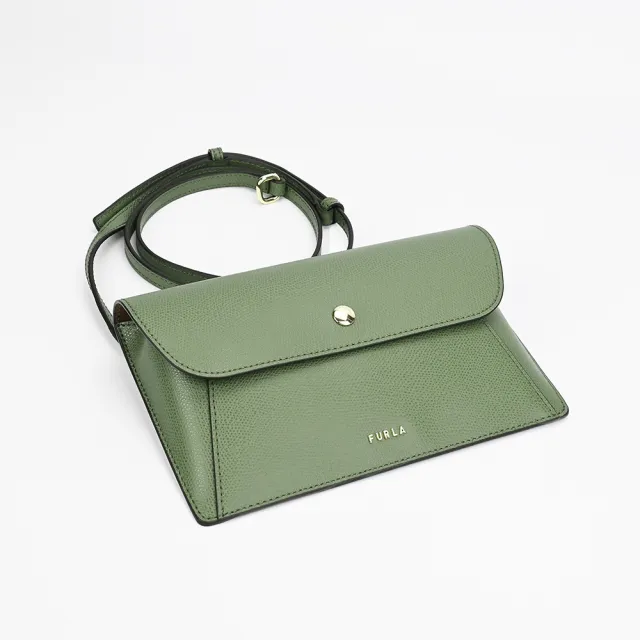 【FURLA 芙拉】LEA系列肩背托特包(S號/酪梨綠)