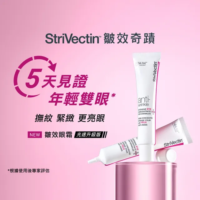 【StriVectin 皺效奇蹟】超級皺效眼霜-光速升級版30ml(細紋/保濕/撫紋保濕)