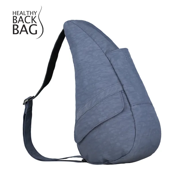 【HEALTHY BACK BAG】官方直營-基本款 TEXTURED NYLON SMALL 斜背包-復古靛藍 男包 女包 側背包 斜背包