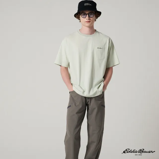 【Eddie Bauer】JAPAN EDITION 中性LOGO刺繡口袋設計Polo衫 任選 E-1TEA-1820