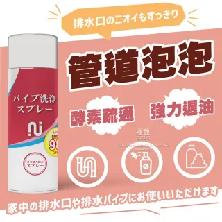 【寶媽咪】TW管道疏通慕斯2入贈1除黴慕絲(藝人代言/疏通水管/濃密泡泡技術/通管/除黴/管道泡泡)