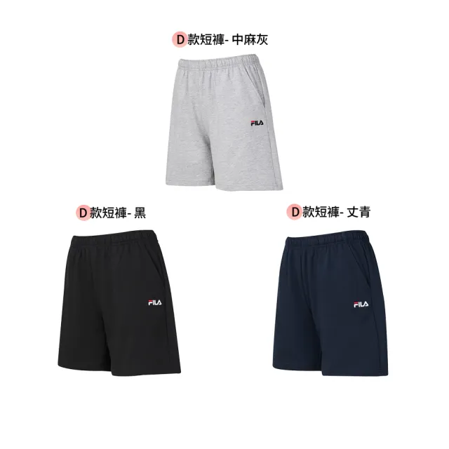 【FILA】短袖T恤 女款 運動上衣 運動服 運動褲 (任選)