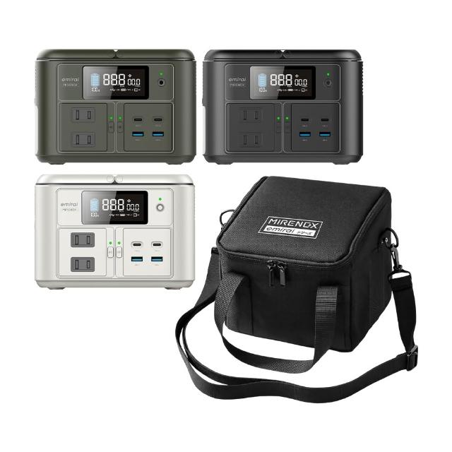 【emirai】MIRENEX 儲能小瓦力PRO+收納袋 200W/192Wh/60000mAh NEX430 行動電源 車宿露營 防災移動備電