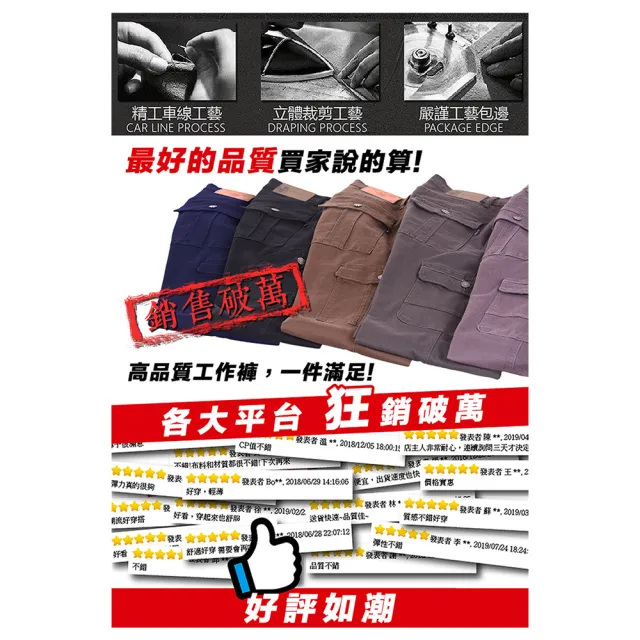【YT shop】買一送一 SGS認證 超耐磨工作褲 防刀割 透氣不悶熱 伸縮彈性工作長褲(工作褲 耐磨褲 休閒褲)