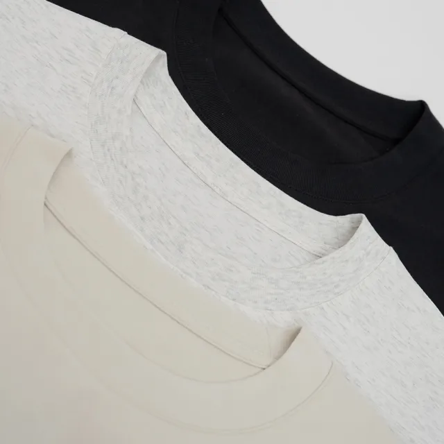 【SCANDINAVIAN FOREST 北歐小刺蝟】抗皺親膚柔滑奶油棉T (立體繡章) T恤 棉t 素t tshirt 男T 女T 厚磅