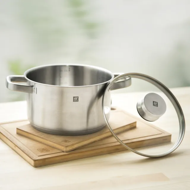 【ZWILLING 德國雙人】Joy Plus不鏽鋼不沾鍋蜂巢炒鍋30cm贈Joy不鏽鋼雙耳湯鍋20cm(德國雙人牌集團官方直營)