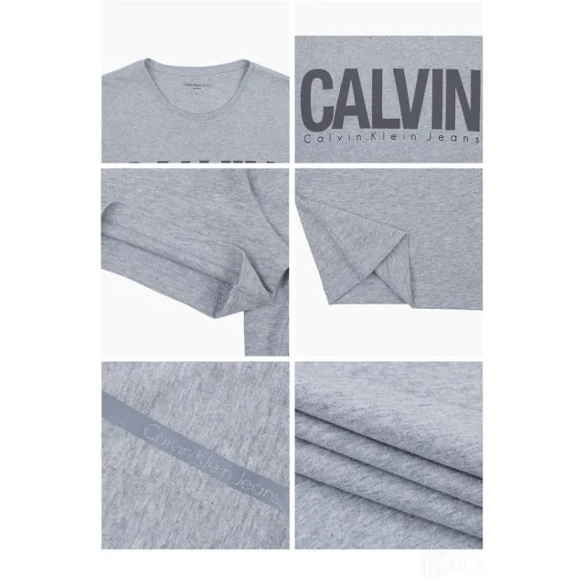 【Calvin Klein 凱文克萊】CK 男生圓領衫 短袖上衣 貼布LOGO T恤 短T(合身版型 請參考尺碼表)
