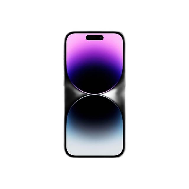 【INGENI】iPhone 14 Pro 6.1吋 旭硝子玻璃保護貼 滿版 黑邊 晶細霧面