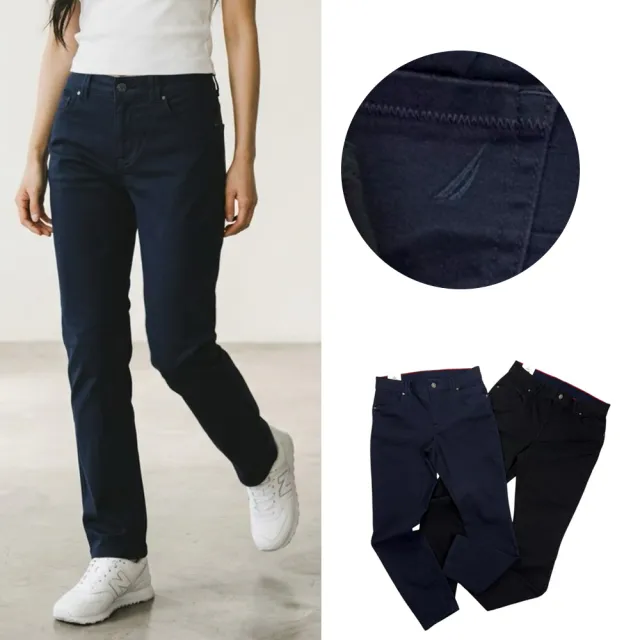 【NAUTICA】彈性褲頭 Nautica Jeans 女款 修身牛仔褲 高彈性 休閒褲 長褲 牛仔褲 帆船 男生可穿 @1951