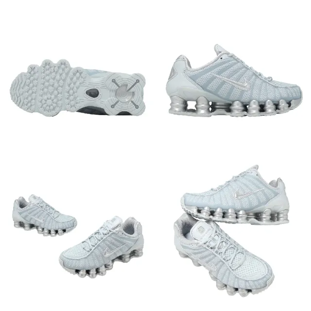 【NIKE 耐吉】休閒鞋 Wmns Shox TL 女鞋 銀 支撐 緩震 彈簧鞋 IH2559-002