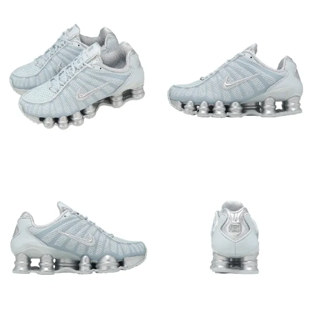 【NIKE 耐吉】休閒鞋 Wmns Shox TL 女鞋 銀 支撐 緩震 彈簧鞋 IH2559-002