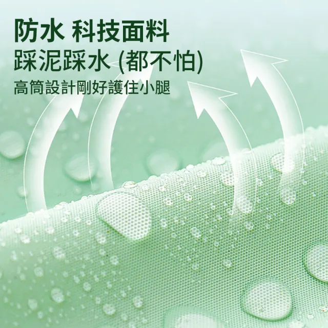 【YUNMI】高筒加厚防水雨鞋套 拉鍊式矽膠防雨鞋套 止滑耐磨雨鞋 雨靴（雨天必備/機車通勤）