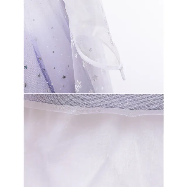 【橘魔法】白色女王漸層公主服 女童 兒童 童裝 大童 萬聖節服裝 公主洋裝 角色扮演 冰雪奇緣 艾莎公主 Elsa