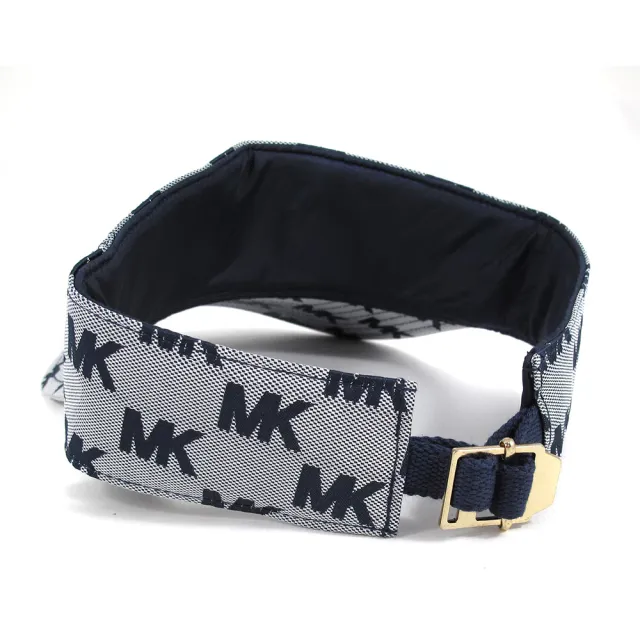 【Michael Kors】滿版LOGO遮陽帽(深藍色)