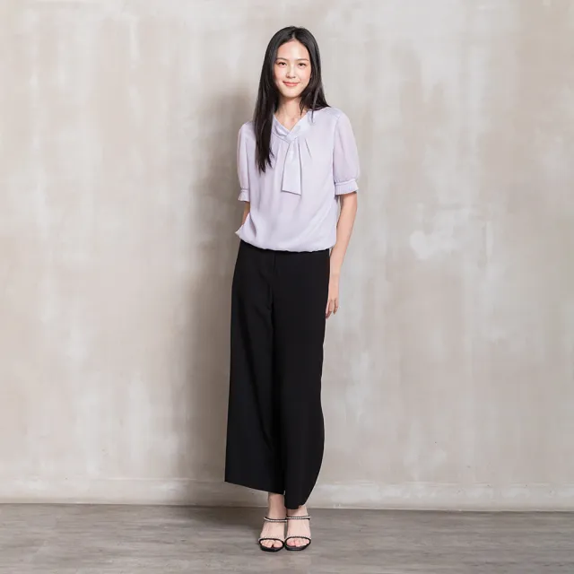 【perng yuh 芃諭名品】微風語境 結飾 雪紡上衣(2026 AW Collection|5C秋冬新品上市)