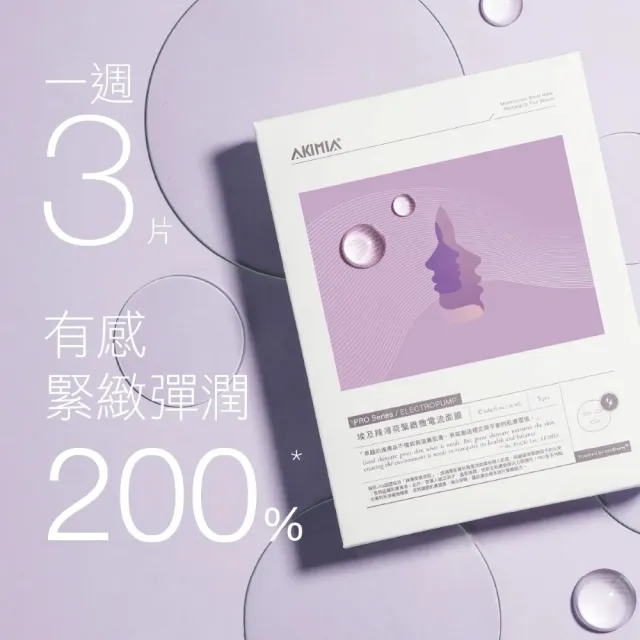 【AKIMIA】埃及辣薄荷緊緻微電流面膜 5片