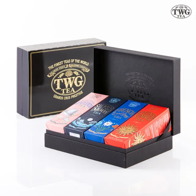 【TWG Tea】時尚茶罐精選紳士茶韻四入禮盒組（四罐/組 多款組合任選)