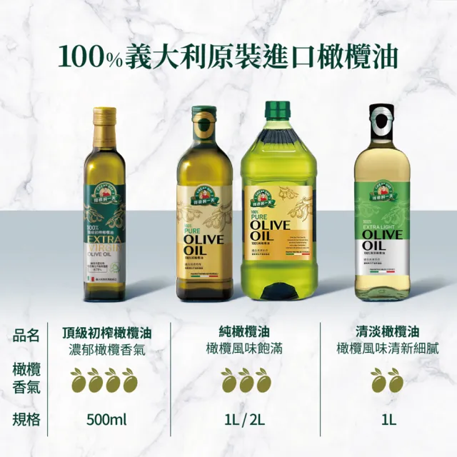 【得意的一天】雙11限定 義大利橄欖油2L/瓶 (義大利原裝進口)