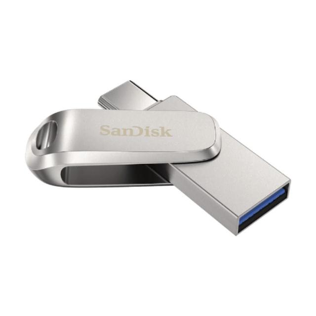【SanDisk 晟碟】全新版 256GB Ultra Luxe TYPE-C USB 3.2 雙用隨身碟 原廠5年保固 最高讀速400MB/s