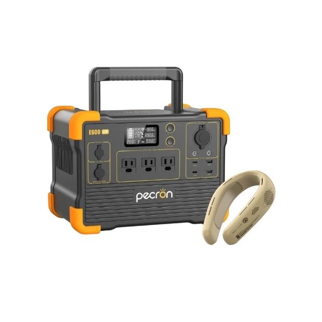 【Pecron】E600LFP 1200W 性能小鋼炮 便攜式戶外行動電源(露營 逐露天下)