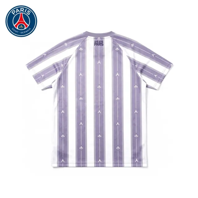 【FANATICS】PSG JERSEY INSPIRED STRIPE S/S TEE PURPLE  巴黎聖日耳曼 紫 足球衣 球衣 短袖上衣 T恤